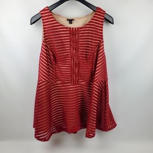 Torrid Sleeveless Red Mini Dress with Full Lining Size 3X